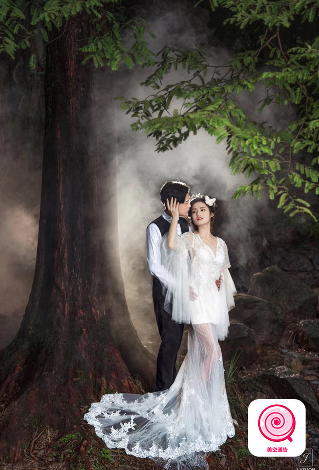 女孩夢(mèng)想的森系婚紗照